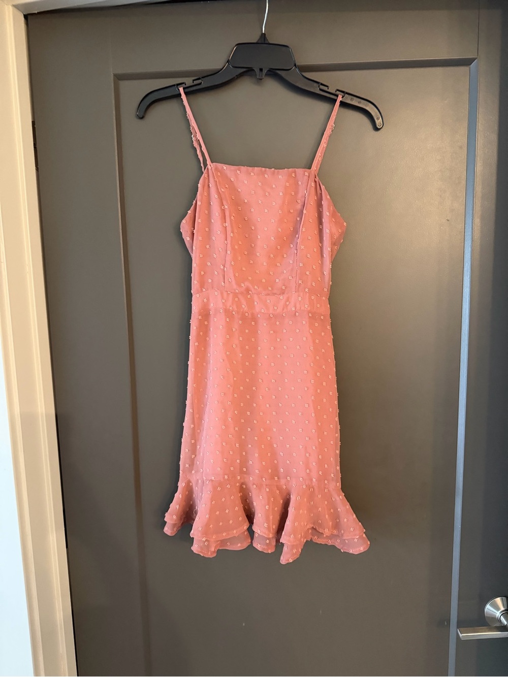 Women’s Alterd State Dusty Rose Sundress with Ruffle Hem size XS